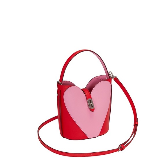 W concept Handbags - Vunque Red & Pink Heart Crossbody Bag